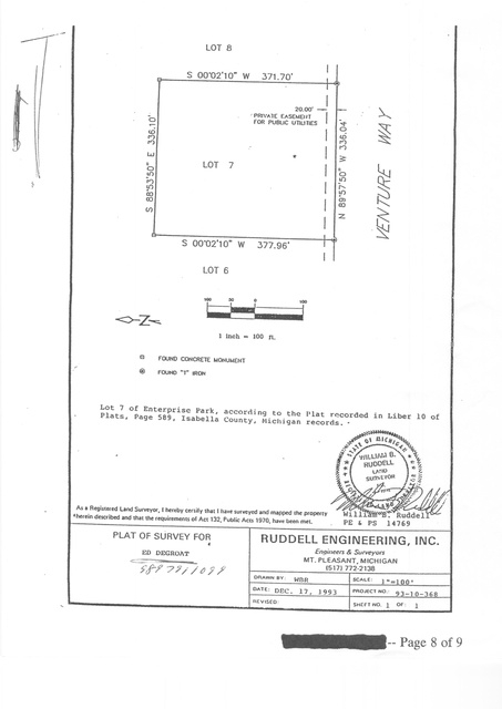 Lot#8 Enterprise Park, Mount Pleasant, MI 48858