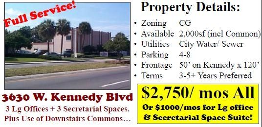 3630 W. Kennedy Blvd, Tampa, FL 33609