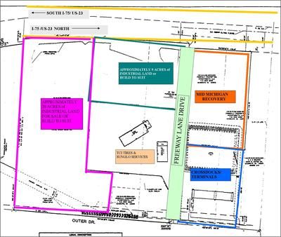 Land on I-75/US-23, Saginaw, MI 48601